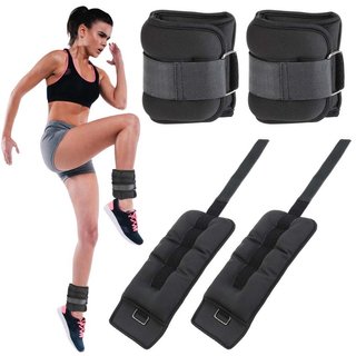 Set 2 Pesi Polsi e Caviglie 2 kg Allenamento Palestra
