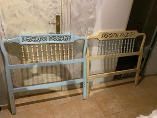 Cabeceros de cama de madera (2 unidades)