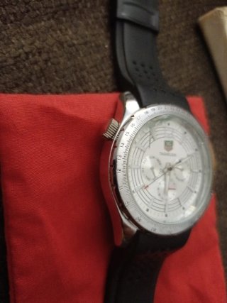 TAG Heuer Reloj Hombre Negro/Plata