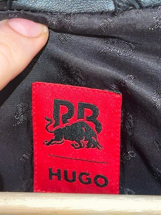 Chaqueta Cuero Hugo Boss Talla XXL