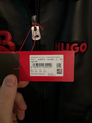 Chaqueta Cuero Hugo Boss Talla XXL