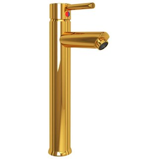 Rubinetto Miscelatore per Lavandino da Bagno Colore Oro