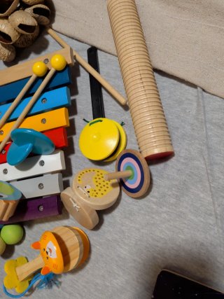 Juguetes Musicales Sensoriales Madera Pikler bebes