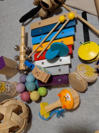 Juguetes Musicales Sensoriales Madera Pikler bebes