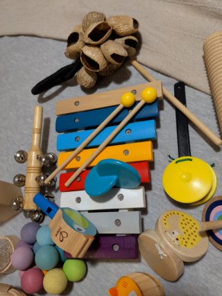 Juguetes Musicales Sensoriales Madera Pikler bebes