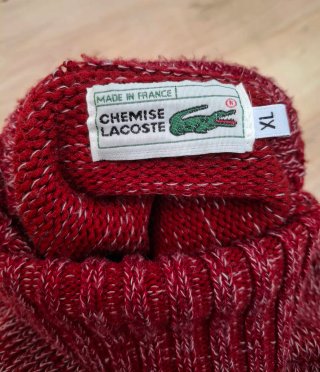 Jersey Lacoste Cuello Alto Talla XL