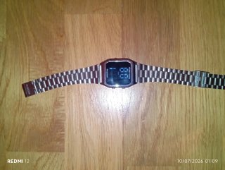 Reloj Exactime Táctil Plata y Negro