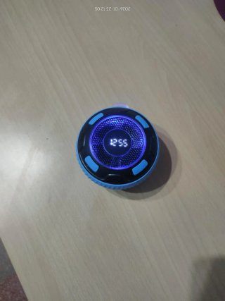 Altoparlante Bluetooth Impermeabile Nero/Blu