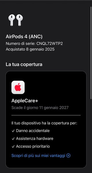 Apple AirPods 4 ANC con Custodia