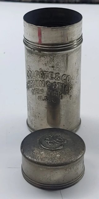 Bote Metálico Jabón Afeitar Colgate & Co.
