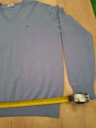Jersey Lacoste Vintage Cuello Pico Talla XL