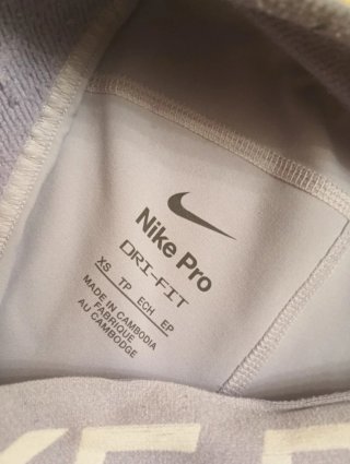 Mallas Nike Pro Lila Mujer