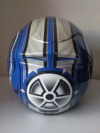 Casco AGV K4 Virus Azul