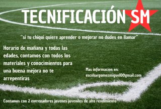 Entrenador de tecnica y físicamente de futbol