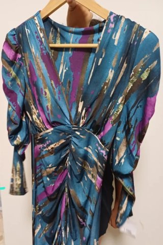 Vestido largo estampado para eventos
