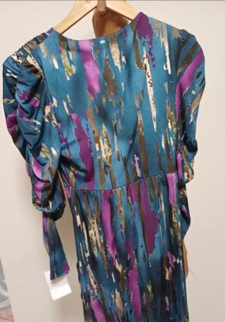 Vestido largo estampado para eventos