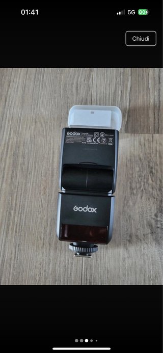 Flash Godox TT350 usato una sola volta con custodi