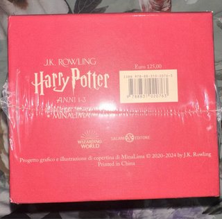 cofanetto della trilogia di Harry Potter illustrat