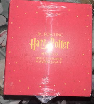 cofanetto della trilogia di Harry Potter illustrat
