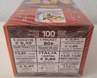 Caja Panini FWC Sudáfrica 2010. 100 sobres