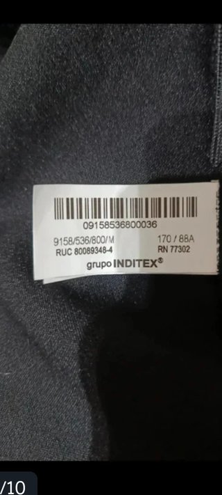 Vestido Zara negro con lazos