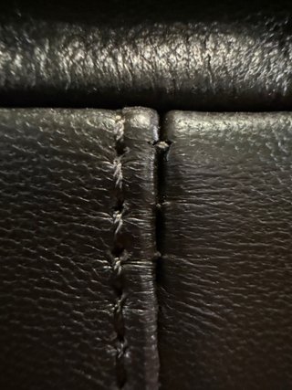 Louis Vuitton Brown Heavy Leather Bomber Jacket