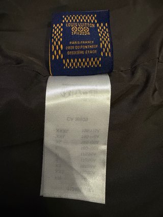 Louis Vuitton Brown Heavy Leather Bomber Jacket