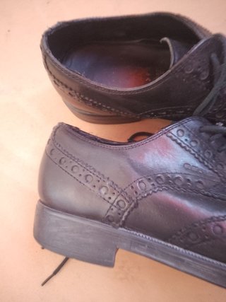 Scarpe uomo pelle brogue nere geox 41 italy