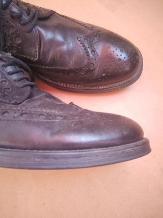 Scarpe uomo pelle brogue nere geox 41 italy