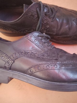 Scarpe uomo pelle brogue nere geox 41 italy