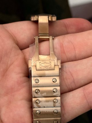 Reloj Cartier Santos Oro Rosa sin caja