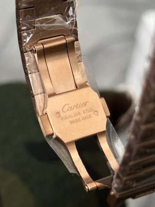 Reloj Cartier Santos Oro Rosa sin caja