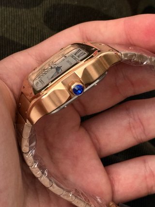 Reloj Cartier Santos Oro Rosa sin caja