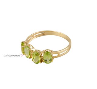 anillo oro 18k con piedra con circonita t. 17 (18,16 mm)