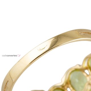 anillo oro 18k con piedra con circonita t. 17 (18,16 mm)