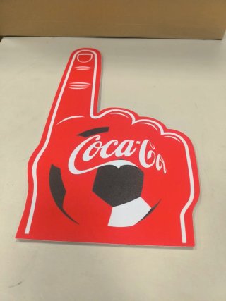 Pack 2 Manoplas Coca-Cola Fútbol Roja