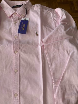 Polo Ralph Lauren Camisa Rosa Talla XXL