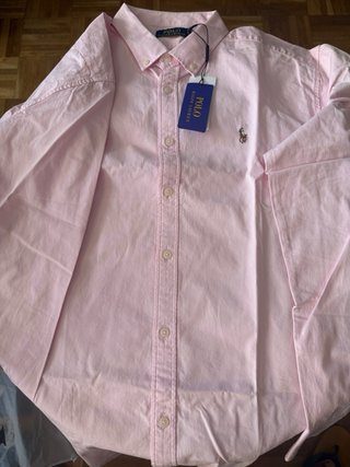 Polo Ralph Lauren Camisa Rosa Talla XXL