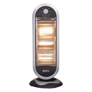 Stufa Elettrica Oscillante 1200W 3 Elementi Alogena Basso