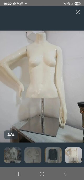 Maniquí Torso Mujer Beige