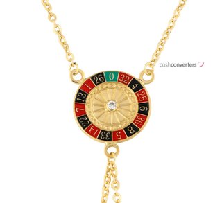 manita oro 18k con piedra con circonita