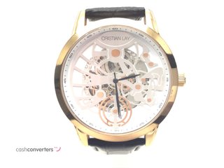 reloj pulsera caballero cristian lay reloj automático skeleton 21138