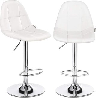 Sgabello Bar kit 2pz Altezza Regolabile Seduta Ergonomica