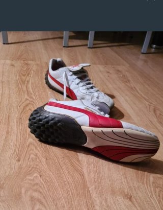 Zapatillas Puma Unisex Blancas, Rojas y azul