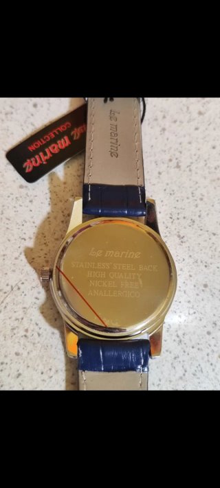 Orologio Le Marine Blu e Bianco
