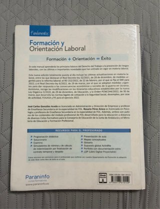 Formación y orientación laboral. Fundamentos 3....