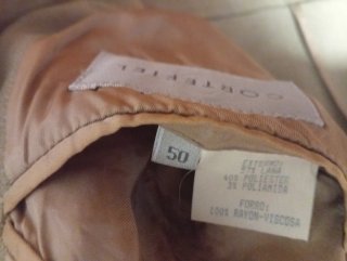 Chaqueta americana Cortefiel beige Talla M