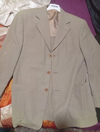 Chaqueta americana Cortefiel beige Talla M