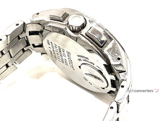 reloj pulsera unisex swatch irony cronógrafo