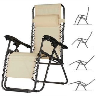Sedia da Giardino Poltrona Relax Pieghevole Gravita Zero